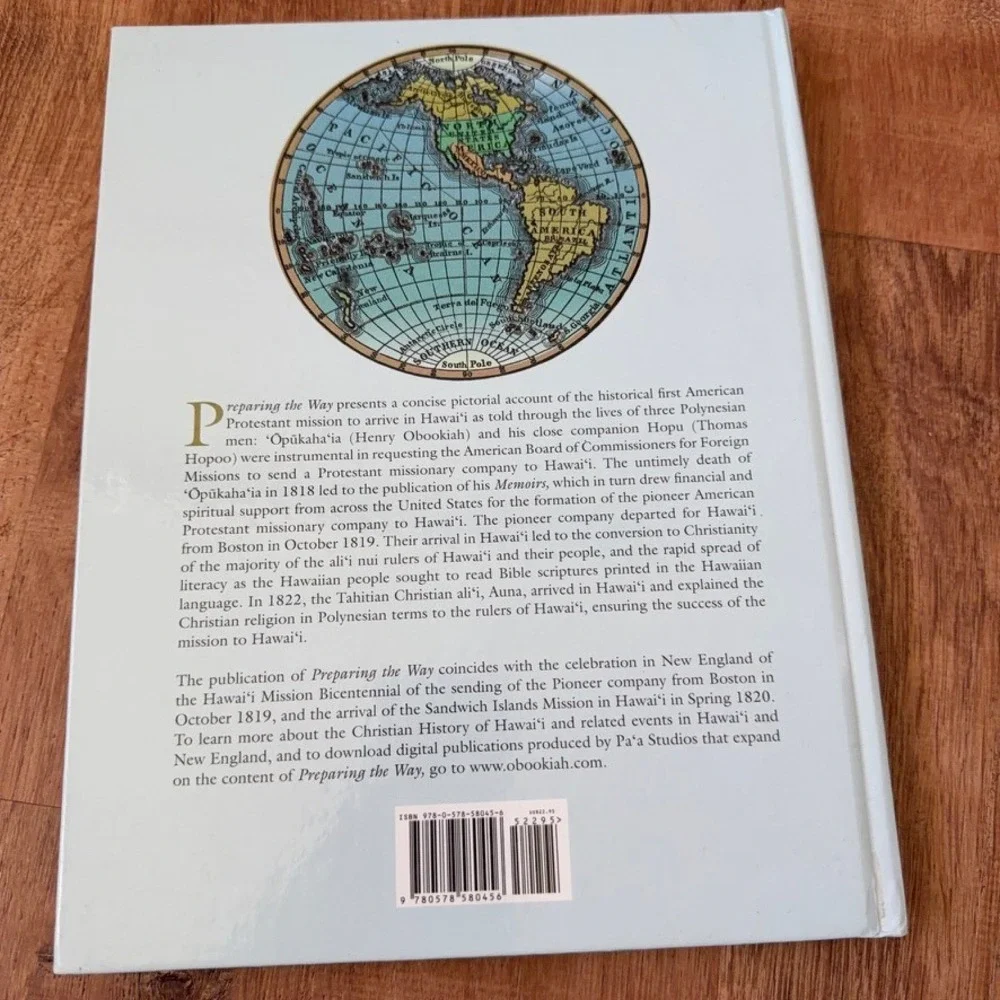 Preparing the Way Hawaii Mission Bicentennial 1820-2020 Christopher Cook OOP